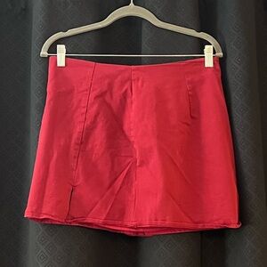 Old Navy Vibrant Red Skirt Size Medium Petite